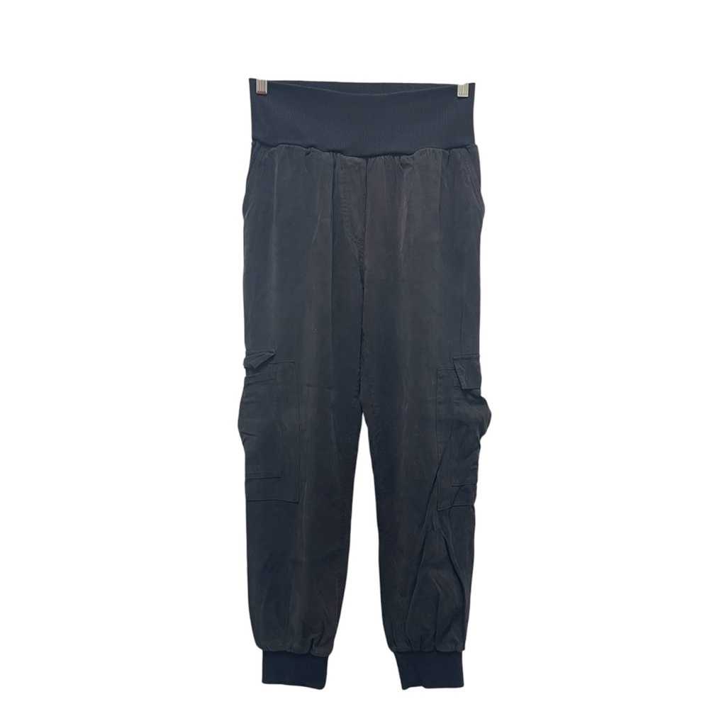 Tribe Kelley Field Cargo Pocket Black Joggers Size Small